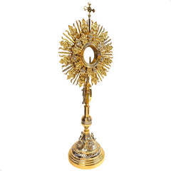 Custodia Ostensorio Tradicional De Sol Iglesia 1.25 M A0780