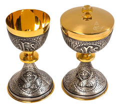 Caliz Copon Y Patena Liturgico Vaso Sagrado D01