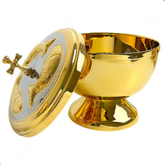 Copon O Cesto Litúrgico Chico Económico 300 Hostias Dorado