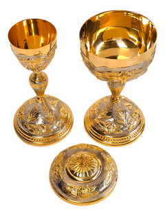 Caliz Copon Y Patena Liturgico Extra Grande