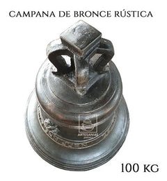 Campana De Bronce Envejecida De 100 Kg Personalizada