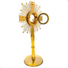 Custodia U Ostensorio Santísimo De Alpaca 60 Cm