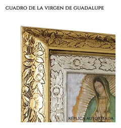 Cuadro De La Virgen De Guadalupe 53x41 Cm