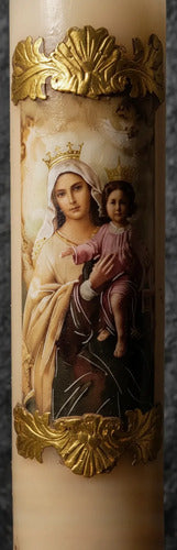 Cirio O Vela De Oración Virgen Del Carmen