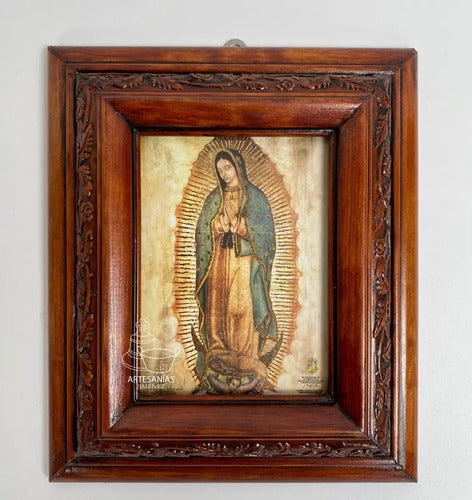 Cuadro Virgen De Guadalupe C00021 Nogal Nogal