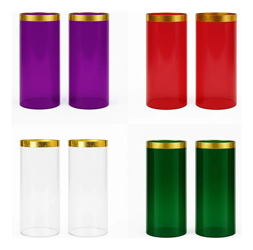 Acrílicos O Pantallas Para Cirial 8 Piezas