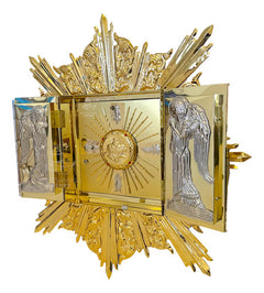 Sagrario O Tabernaculo Con Resplandor Y Expositor De Cordero