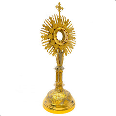 Custodia Eucaristica Ostensorio Cristo Rey Alpaca 85 Cm
