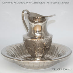 Lavatorio O Lavabo Con Bandeja De Comunion Liturgico Grande