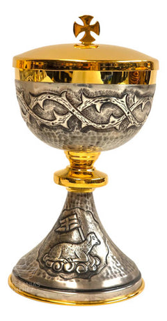 Caliz Copon Y Patena Liturgico Vaso Sagrado D05