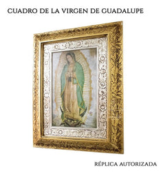 Cuadro De La Virgen De Guadalupe 53x41 Cm