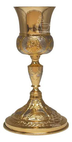 Caliz Para Iglesia O Capilla Con Patena Vaso Sagrado T22