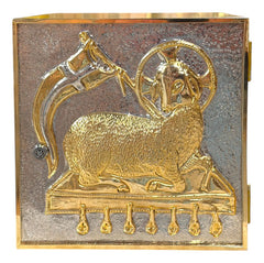 Sagrario Catolico Cordero 30x30 Cm Tabernaculo Liturgico C23