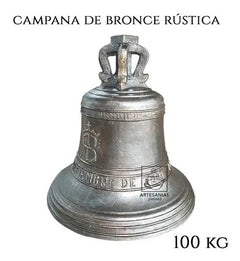 Campana De Bronce Envejecida De 100 Kg Personalizada