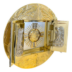Sagrario Con Expositor De Santísimo Redondo Uvas 70x70