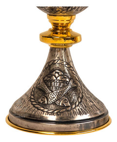 Caliz Copon Y Patena Liturgico Vaso Sagrado D01