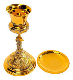 Caliz Sagrado Corazón De Jesús Y Patena Rostro Cristo Jhs