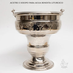Acetre E Hisopo Para Agua Bendita Religioso A803 Mediano