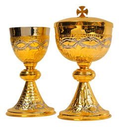 Caliz Copon Y Patena Liturgico Espinas C1