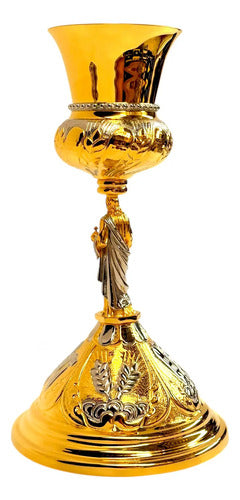 Caliz Sagrado Corazón De Jesús Incluye Patena Simbolos