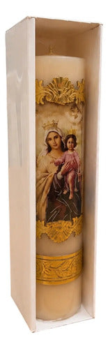 Cirio O Vela De Oración Virgen Del Carmen