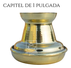 Capitel Para Cirio De 2.5 Cm O 1 Pulgadas De Diámetro