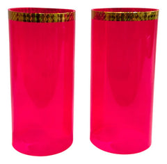 Acrílicos O Pantallas Para Cirial Rosa Fucsia