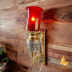 Lampara O Luz Del Santísimo Dorada Corona De Espinas