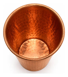 Hammered Copper Cup, Handmade 700 ml