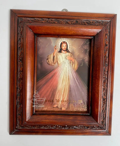Cuadro Señor De La Misericordia C00020 Nogal Nogal