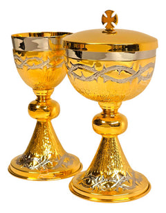 Caliz Copon Y Patena Liturgico Espinas C2
