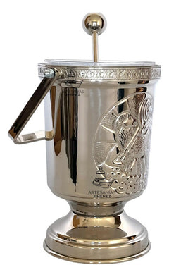 Acetre E Hisopo Para Agua Bendita Religioso 2 Litros Grande