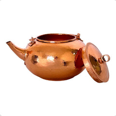 Cafetera O Tetera Con Tapa De Cobre Artesanal De 2 Litros