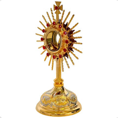 Custodia Eucarística Ostensorio Santísimo Tradicional 27 Cm