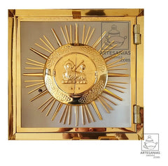 Sagrario O Tabernaculo Con Expositor De Santísimo 40x40 E02