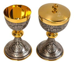 Caliz Copon Y Patena Liturgico Vaso Sagrado D02