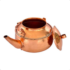 Cafetera O Tetera Con Tapa De Cobre Artesanal De 3 Litros