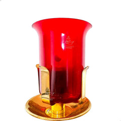 Lampara O Luz Del Santisimo Caramelo Espiral 1/2 Semana C1 Dorado