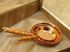 Sartenes De Cobre Artesanal 3 Piezas