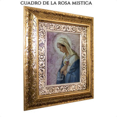 Cuadro Rosa Mistica 45x40 Cm A913