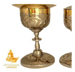 Caliz Y Copon Plateado Cruces