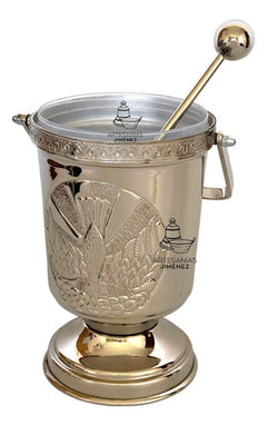 Acetre E Hisopo Para Agua Bendita Religioso 2 Litros Grande