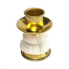 Candeleros De Mesa Para Altar Iglesia Caramelo Portavela Dorado