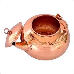 Cafetera O Tetera Con Tapa De Cobre Artesanal De 3 Litros