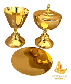 Caliz Y Copon Mini Dorado Liso C01