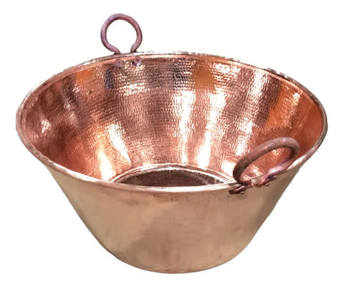 Cazo de cobre grande de 300 litros para carnitas o uso artesanal