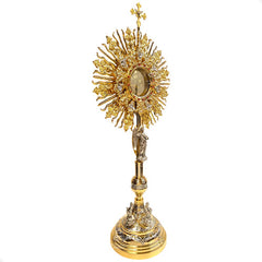 Custodia Ostensorio Tradicional De Sol Iglesia 1.25 M A0780