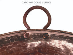 Cazo De Cobre De 15 Litros - Caso De Cobre Para Carnitas