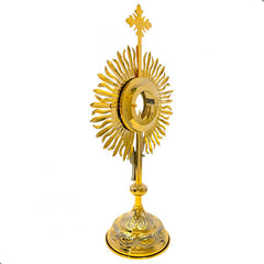 Custodia U Ostensorio Santísimo 65 Cm Corona Espinas Y Angel