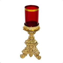 Candelero O Candelabro Barroco De 30 Cm De Bronce (1 Pieza) Bronce
